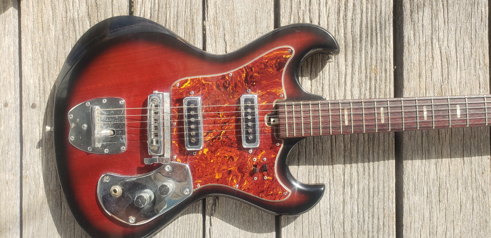 Vintage 60s Japan Kawai Kingston S2T Solid Single Coil Vintage 60s Japan Kawai Kingston S2T Solid Single Coil