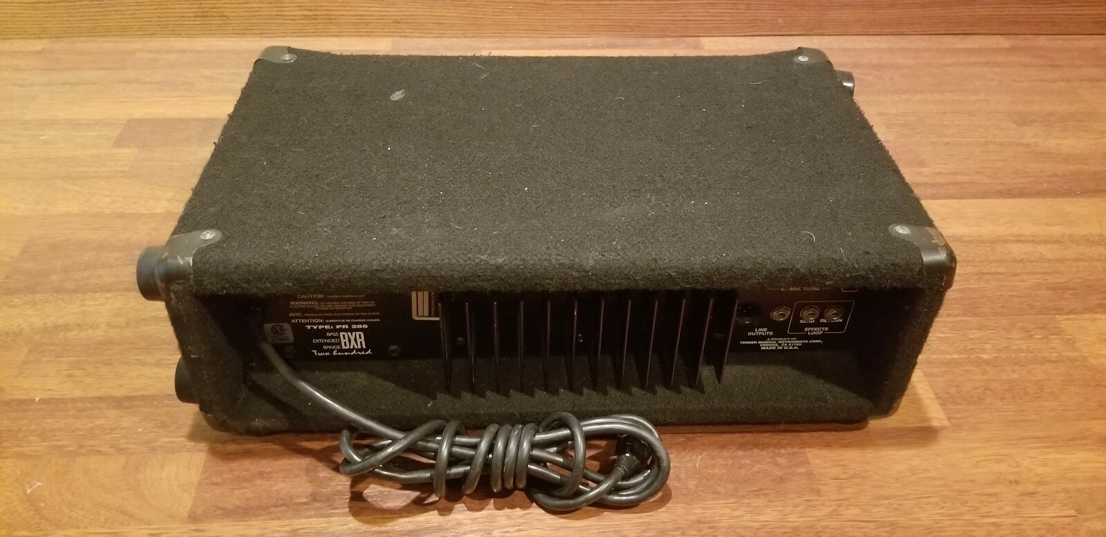 Fender BXR 200 Type PR286 Bass Head