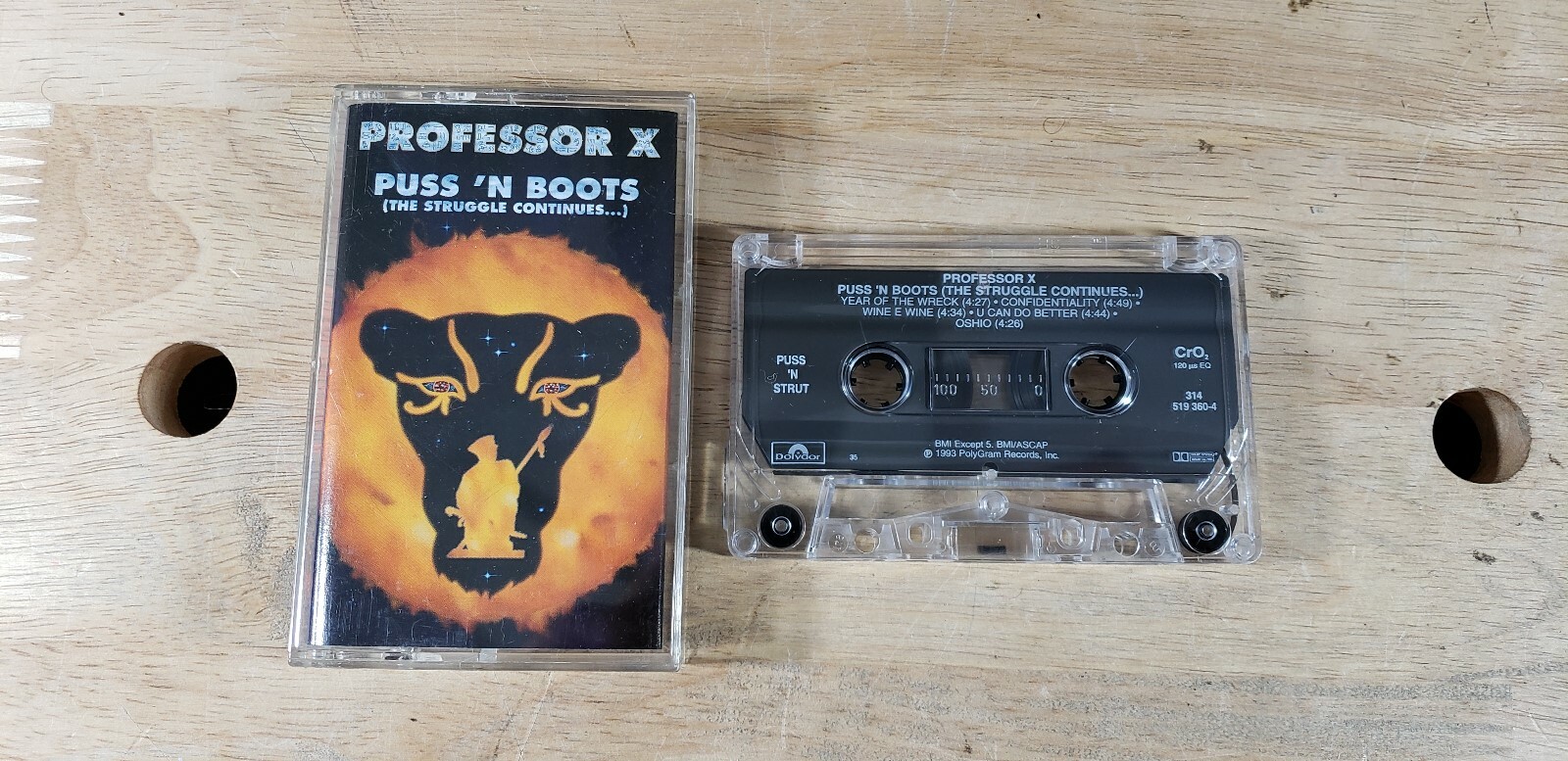 Professor X - Puss N' Boots The Struggle Continues VTG