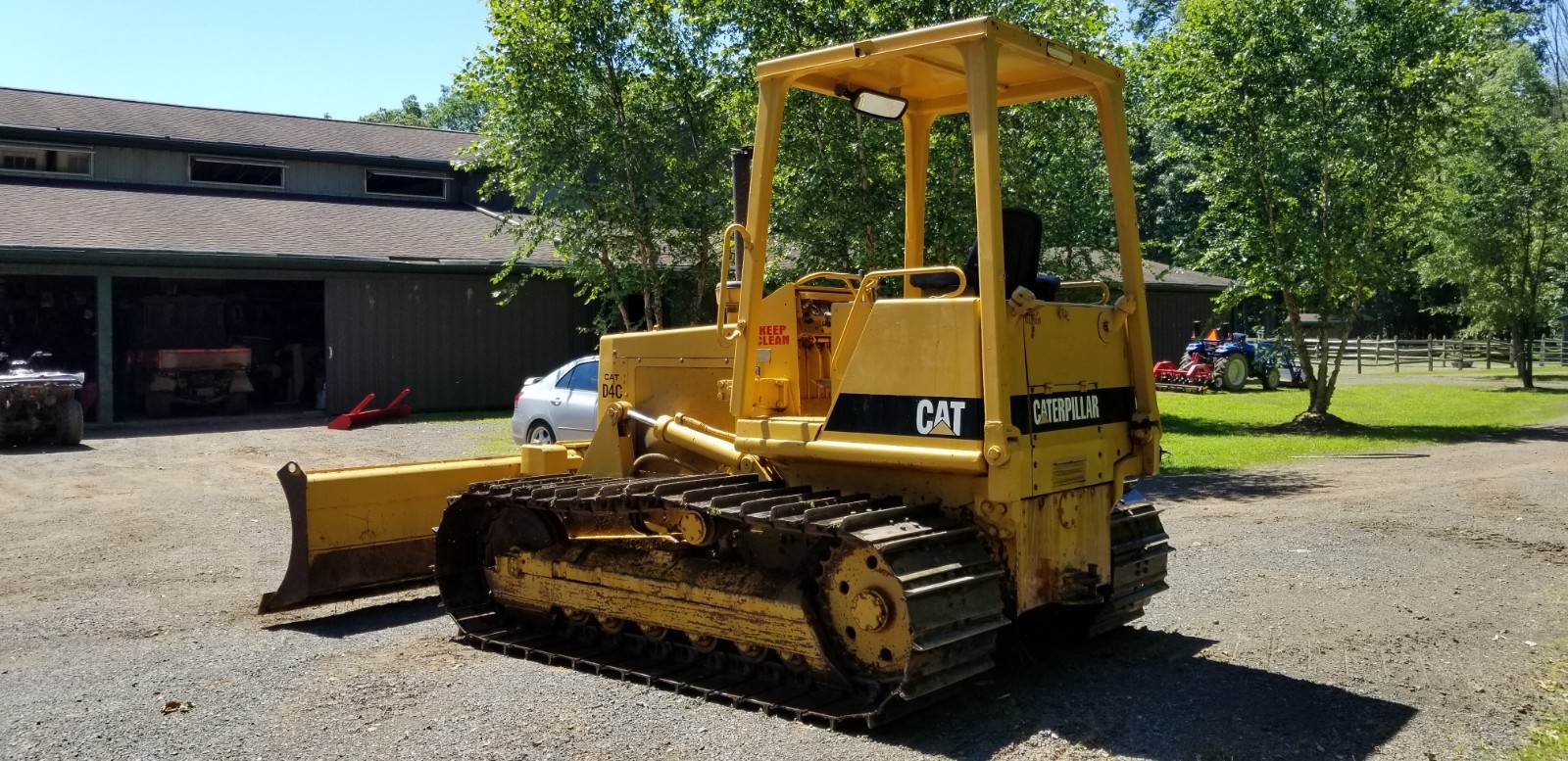 CAT D3B 1987 Bulldozer 6 Way Diesel Crawler Tractor Machine
