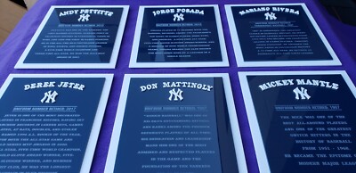 YANKEES 3-D  3D SIGN ART Stadium plaque baseball Monument New York NY Park any