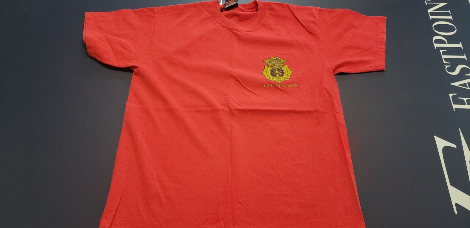 AUTHENTIC HARLEY DAVIDSON MOTOR CYCLES FIREFIGHTER T SHIRT L