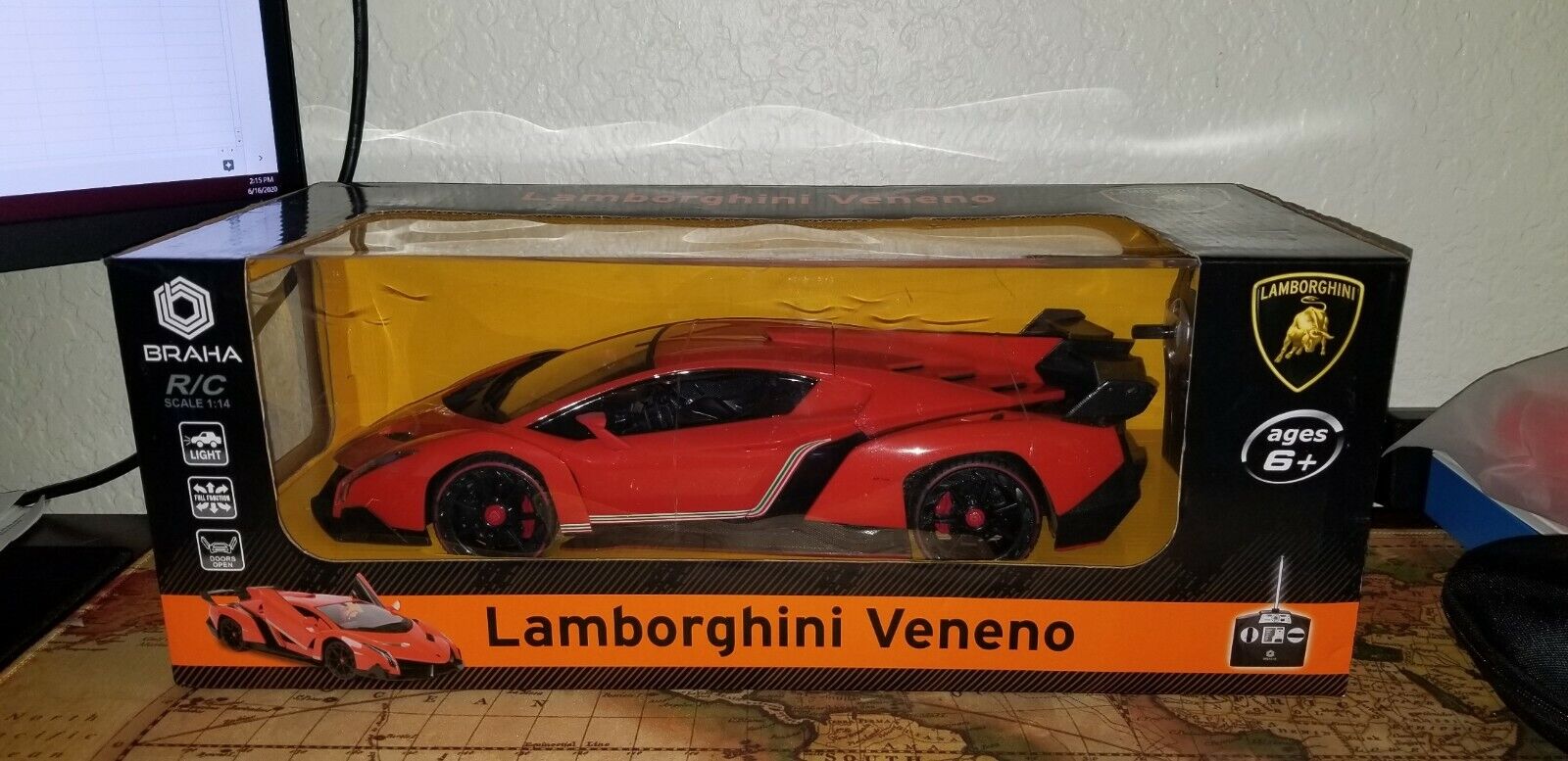 Braha Lamborghini Veneno 1:14 Radio Control RC Vehicle Car Model | eBay Braha Lamborghini Veneno 1:14 Radio Control RC Vehicle Car Model | eBay