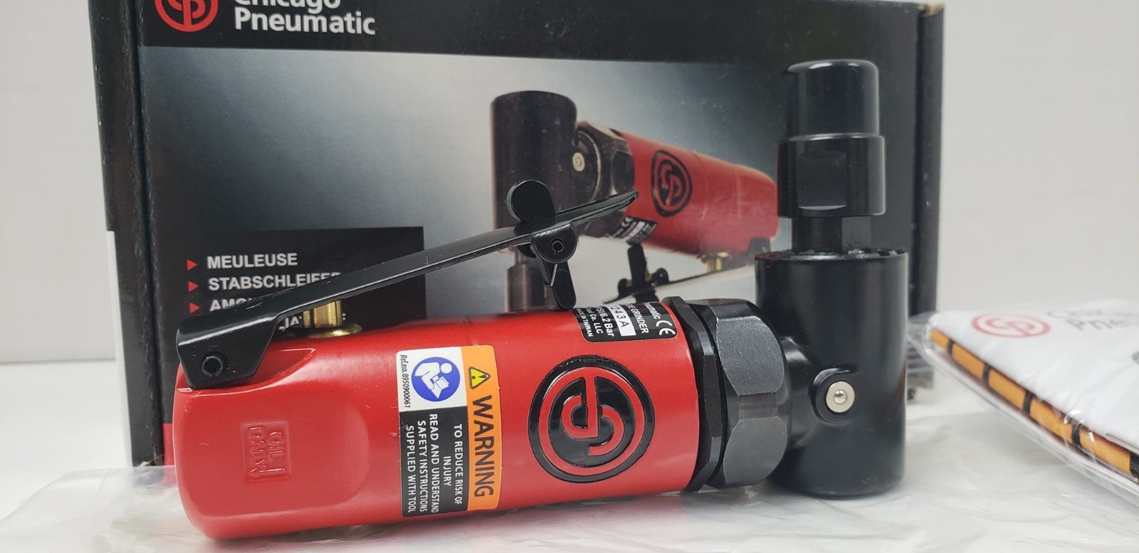 Chicago Pneumatic Mini Angle Die Grinder 22,500 RPM CP875