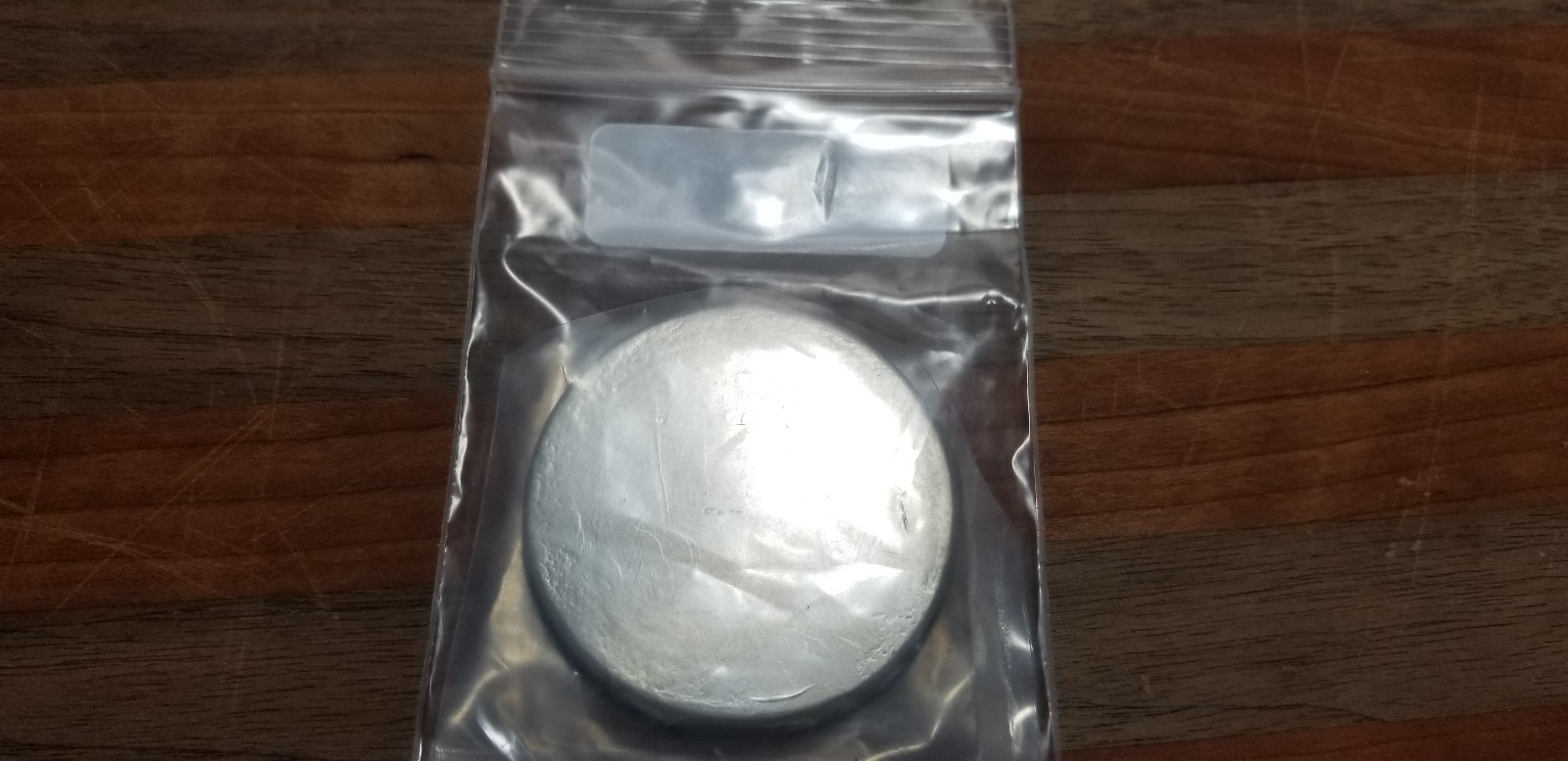 2017 Bison Bullion First 50 5oz 999 Poured Silver Round Serial #1