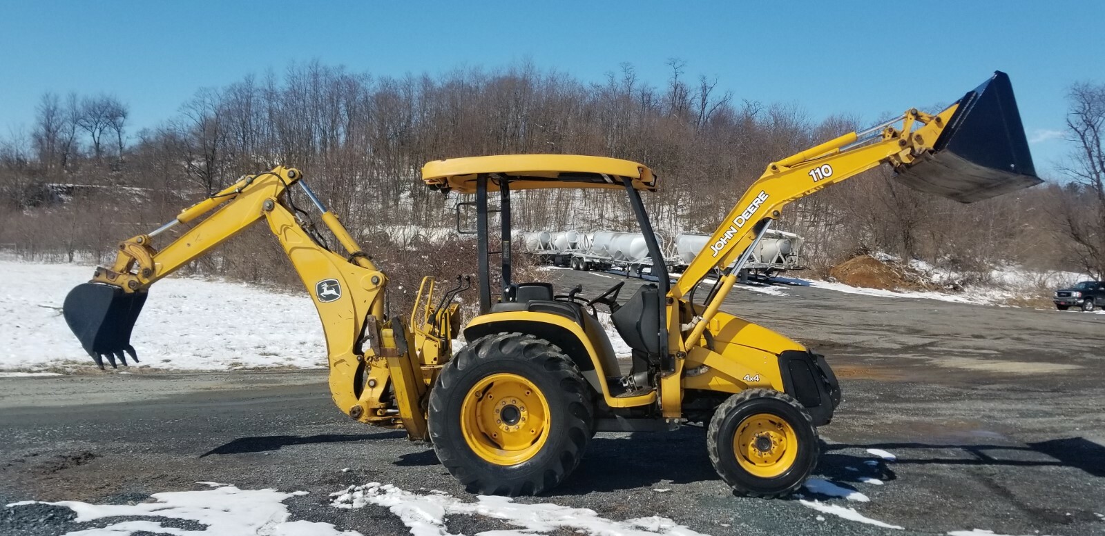 2003 John Deere 110 Backhoe, 4x4, Diesel, Hyrdostatic, 1900 Hours