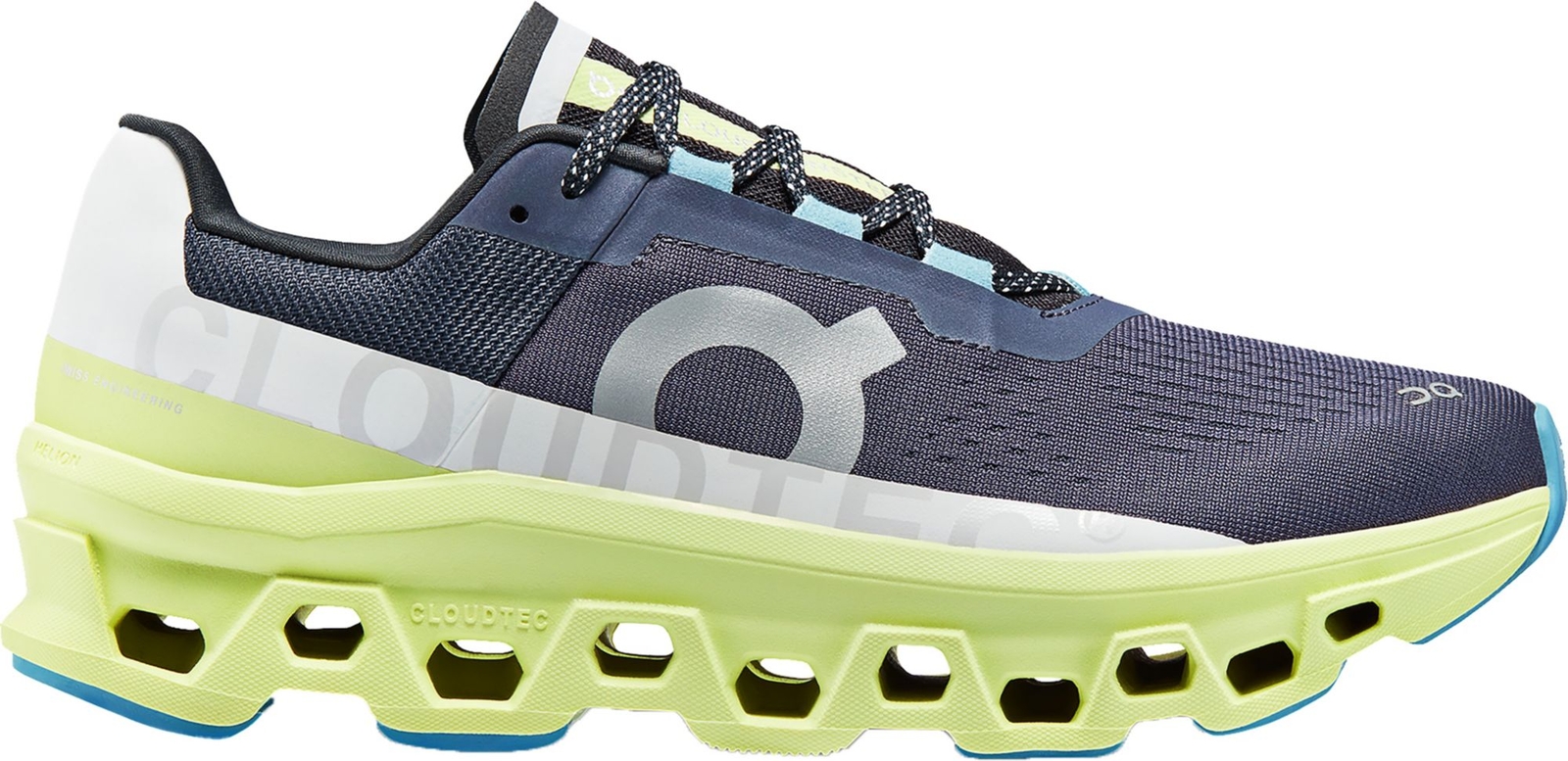 Pre-owned On Men's  Brand Grey/green Cloud Cloudmster Cloudtec Oc Running Shoes