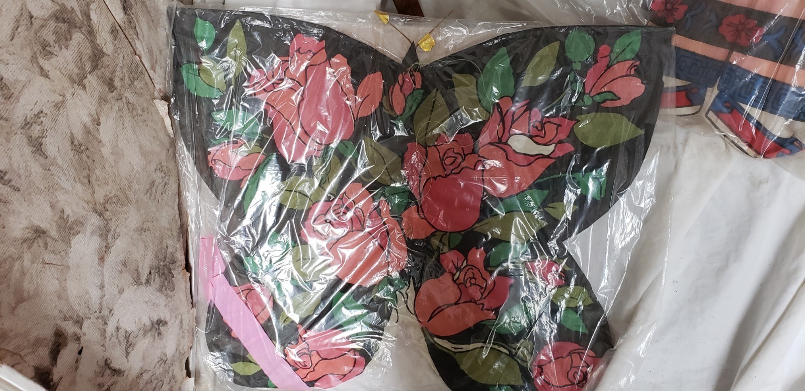 Vintage Assorted paper kites lot of 4 Japanese type # mm 13