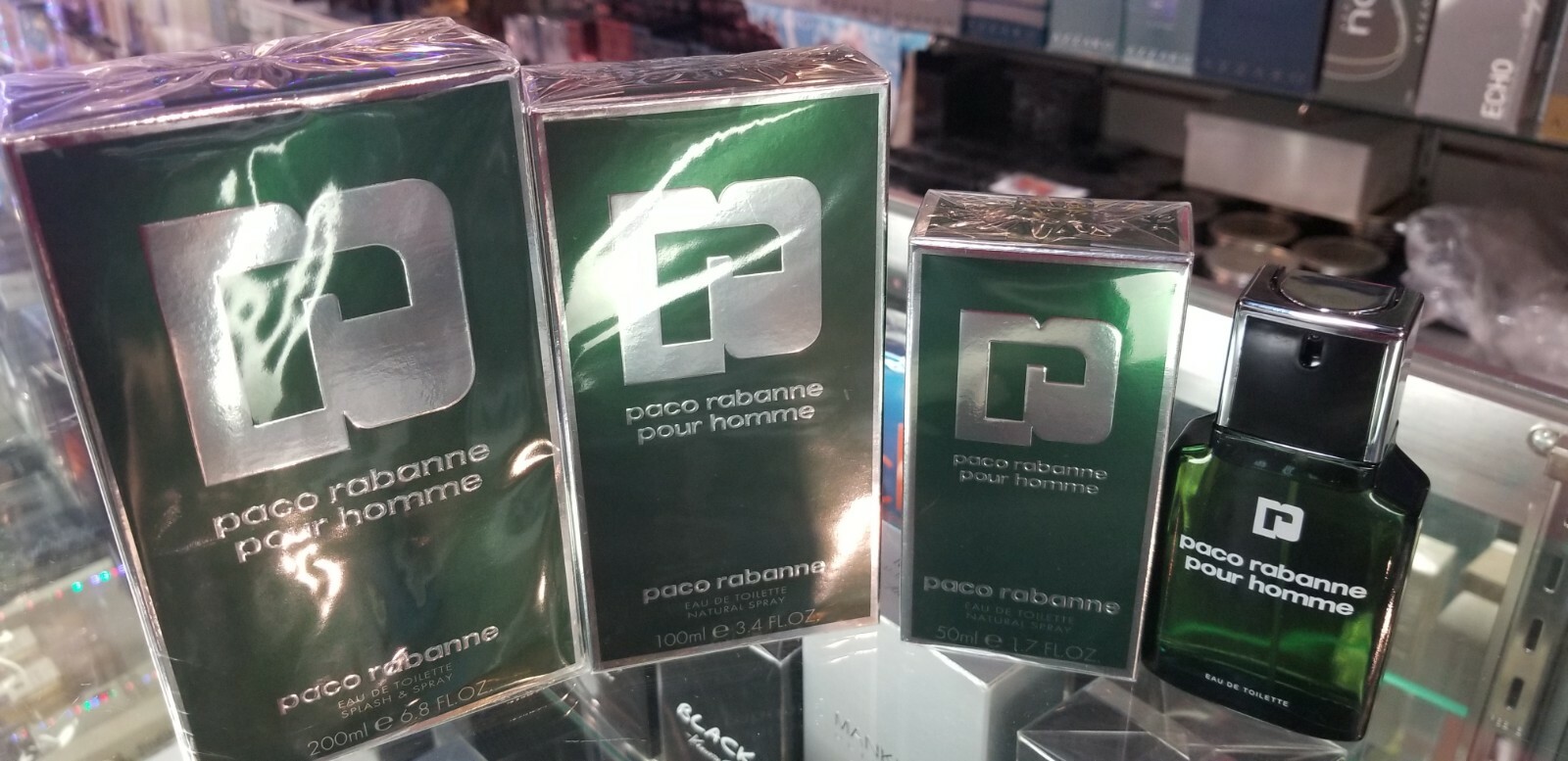 Paco Rabanne Pour Homme 1.7 3.4 6.8 oz / 50 100 200 ml Eau