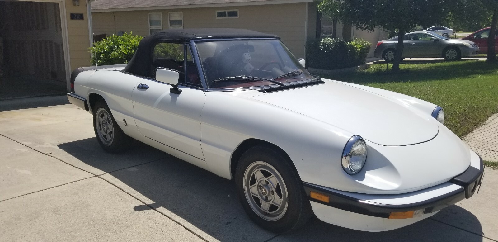 1985 Alfa Romeo Spider black Numbers Matching Alfa Romeo Convertible! Great Condition Inside & Out!