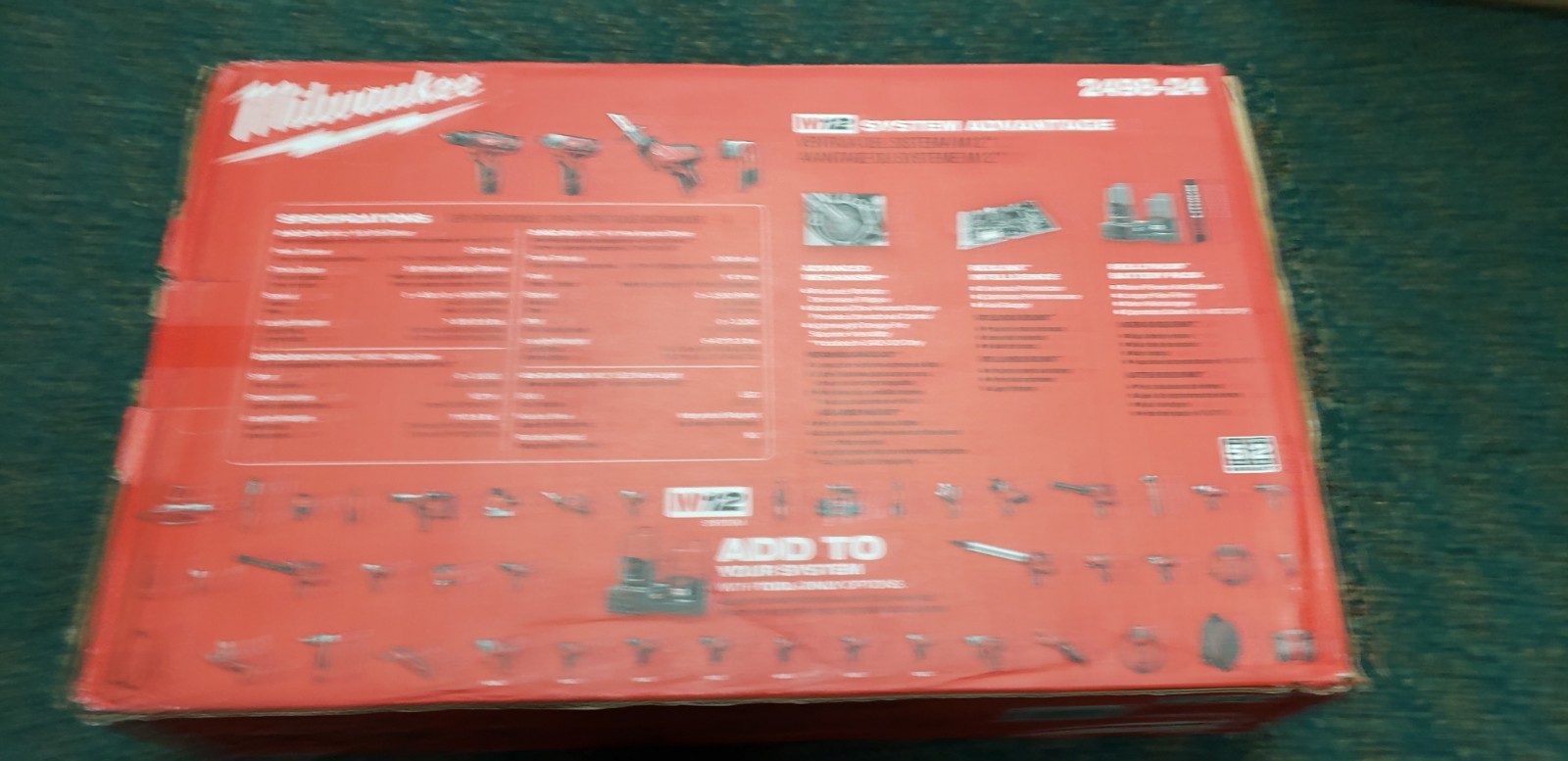 BRAND NEW SEALED Milwaukee 2498-24 M12 Cordless Lithium-Ion 4-Tool Combo Kit New
