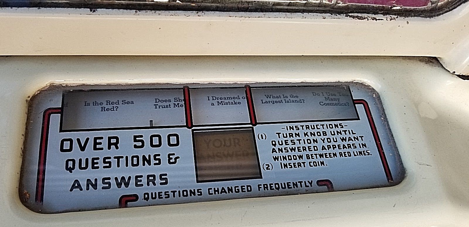 WATLING  SCALE MFG.CO VINTAGE 1 Cent Cent Fortune WEIGHT SCALE