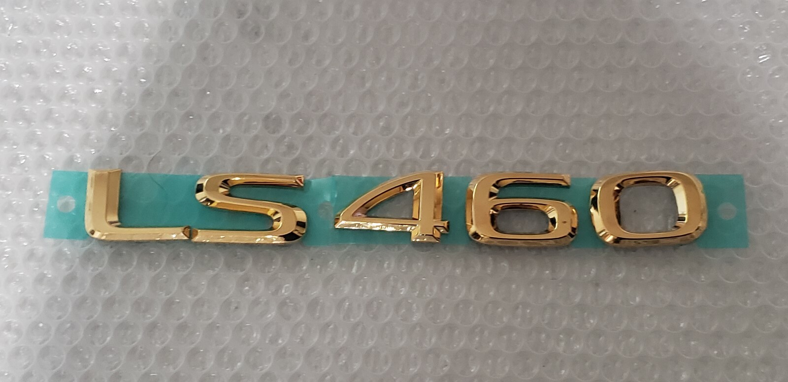 ☆純正☆LEXUS LS460リアエンブレム ゴールド色 FITS New Lexus LS460 Complete Emblem Rear LS460 Word Gold 2007