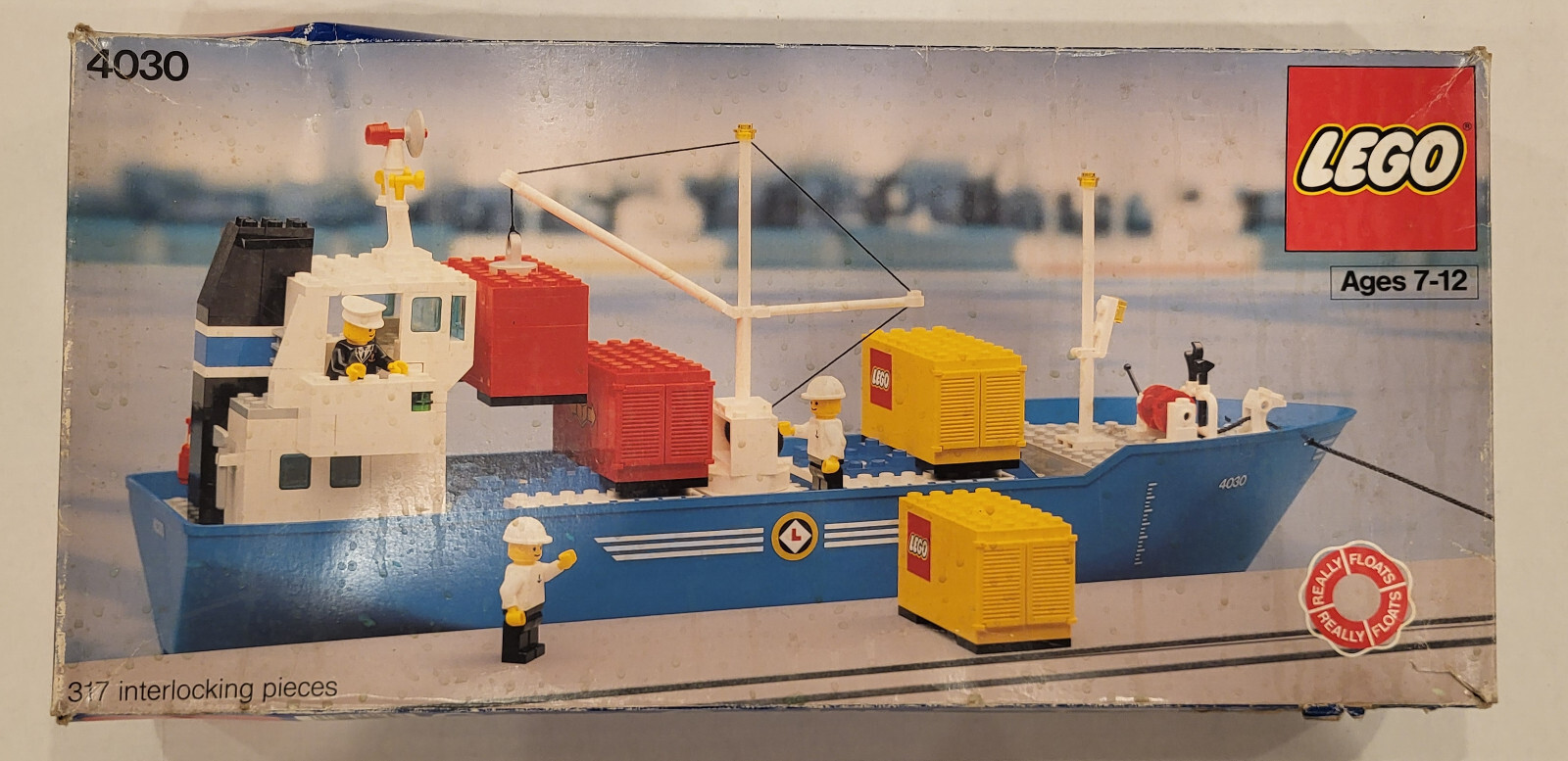 LEGO 4030 Cargo Carrier Ship Boat Floats 100% Complete NEW LEGO 4030 Cargo Carrier Ship Boat Floats 100% Complete NEW