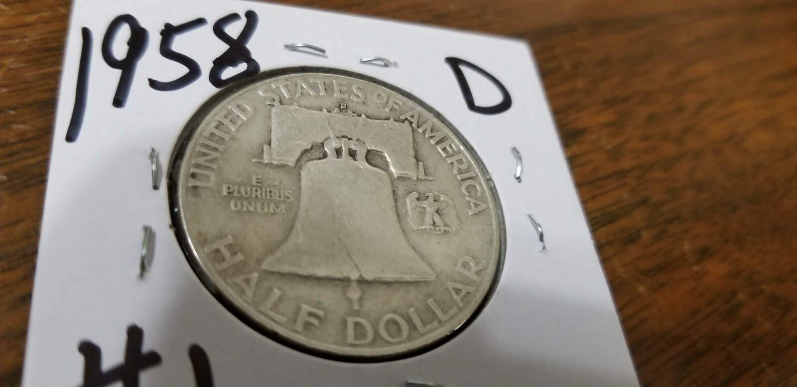 1958 D FRANKLIN HALF DOLLARS #1