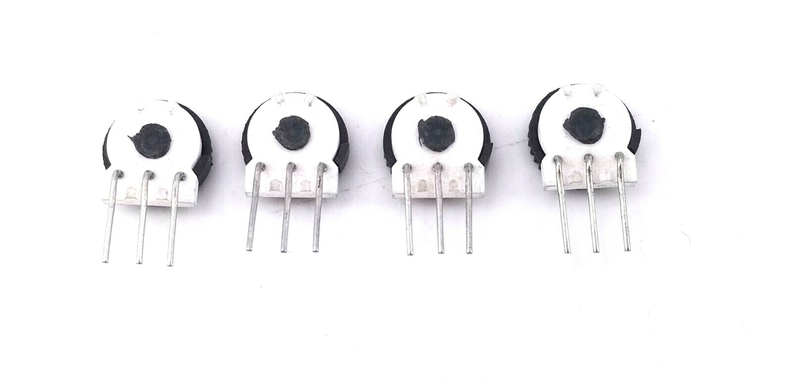 Bourns 3352W-1-500, 3/8" Round Trimpot, Trimming Potentiometer, 50Ohms, Lot of 4