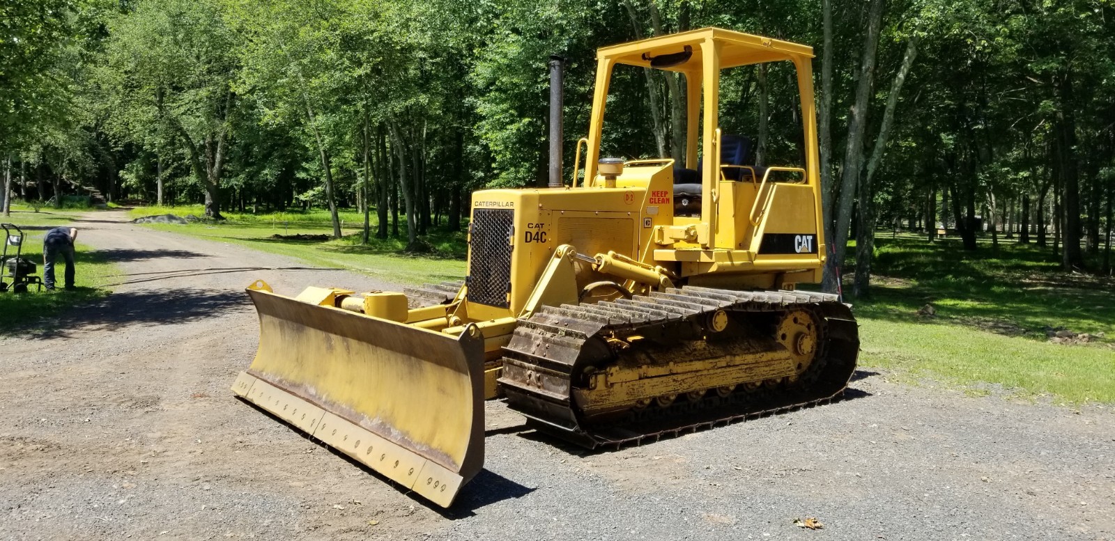 CAT D3B 1987 Bulldozer 6 Way Diesel Crawler Tractor Machine