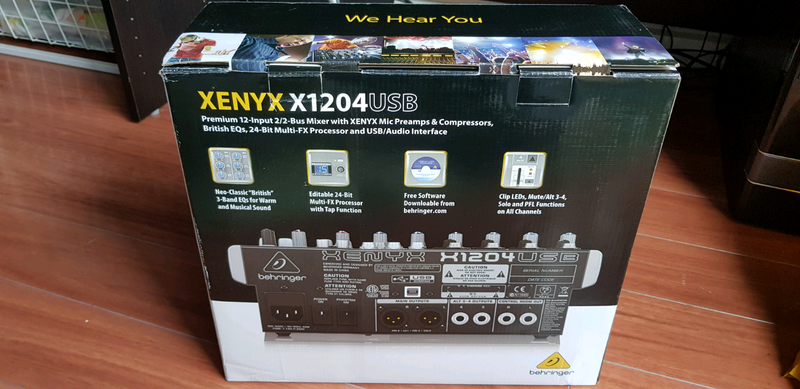 Behringer xenyx x1204usb with fx35