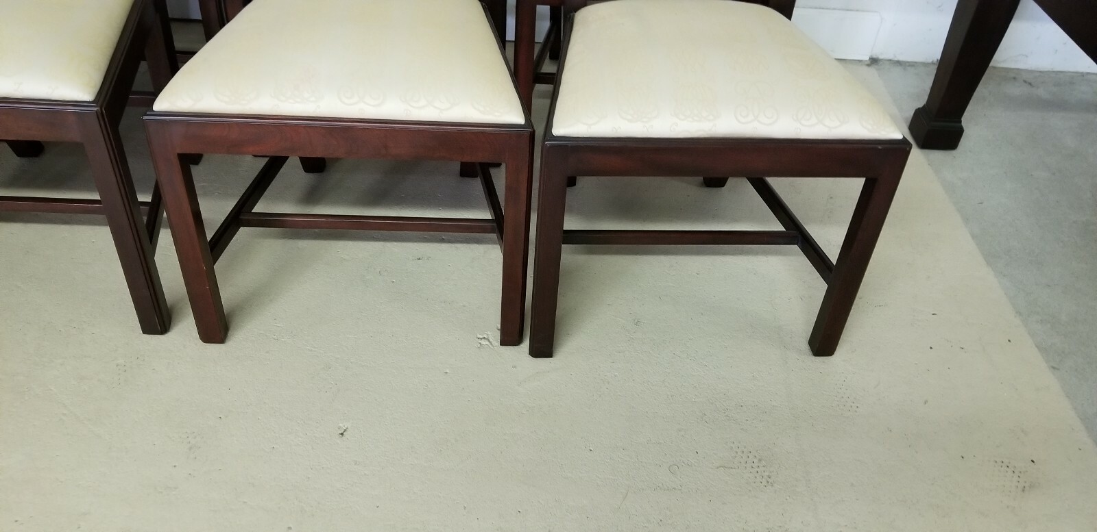 10 HENKEL HARRIS CHAIRS MAHOGANY CHIPPENDALE 102S
