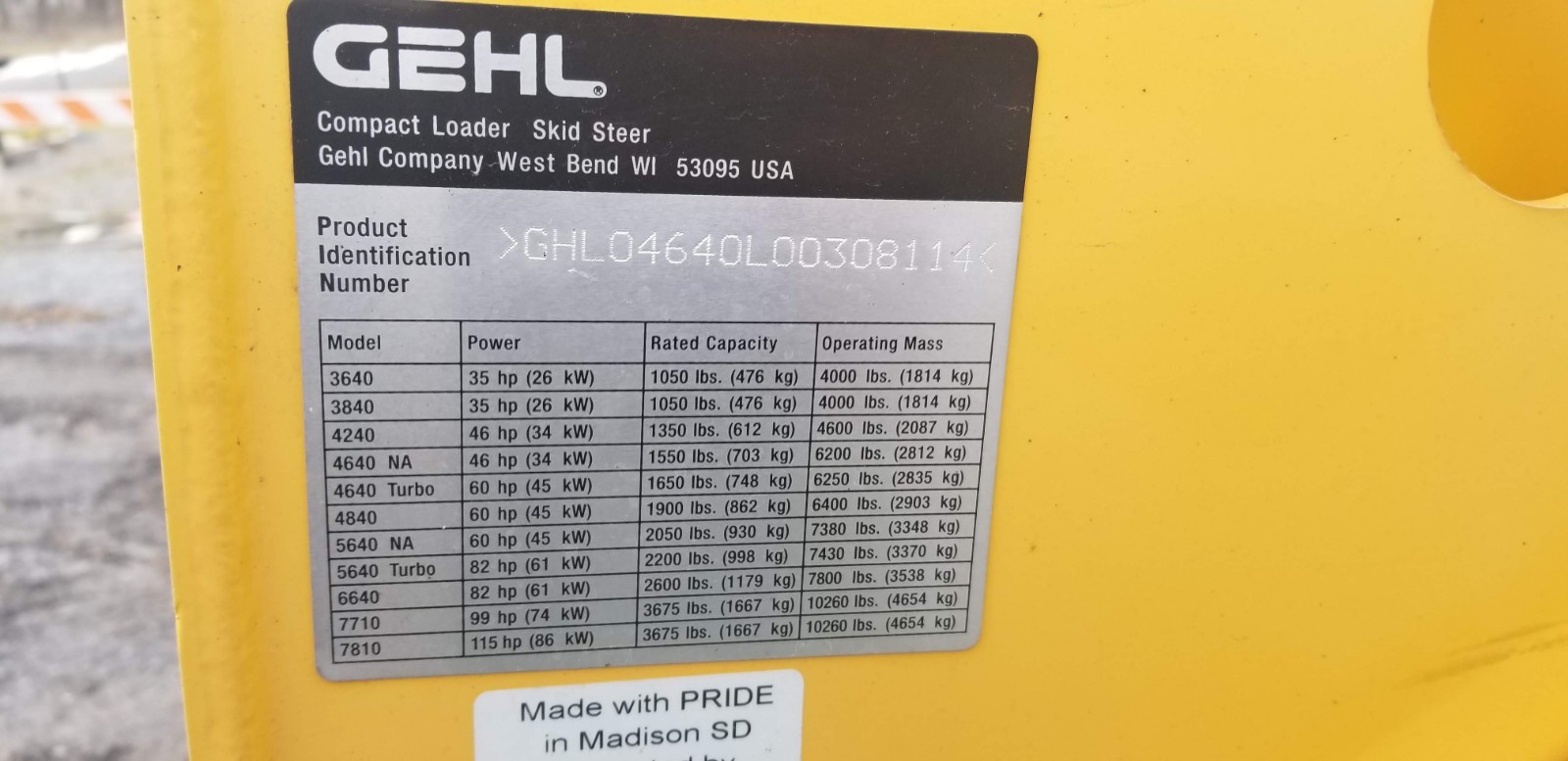 2006 Gehl 4640E Skidloader  770 hrs!!! Super clean!!! Gehl controls!!!