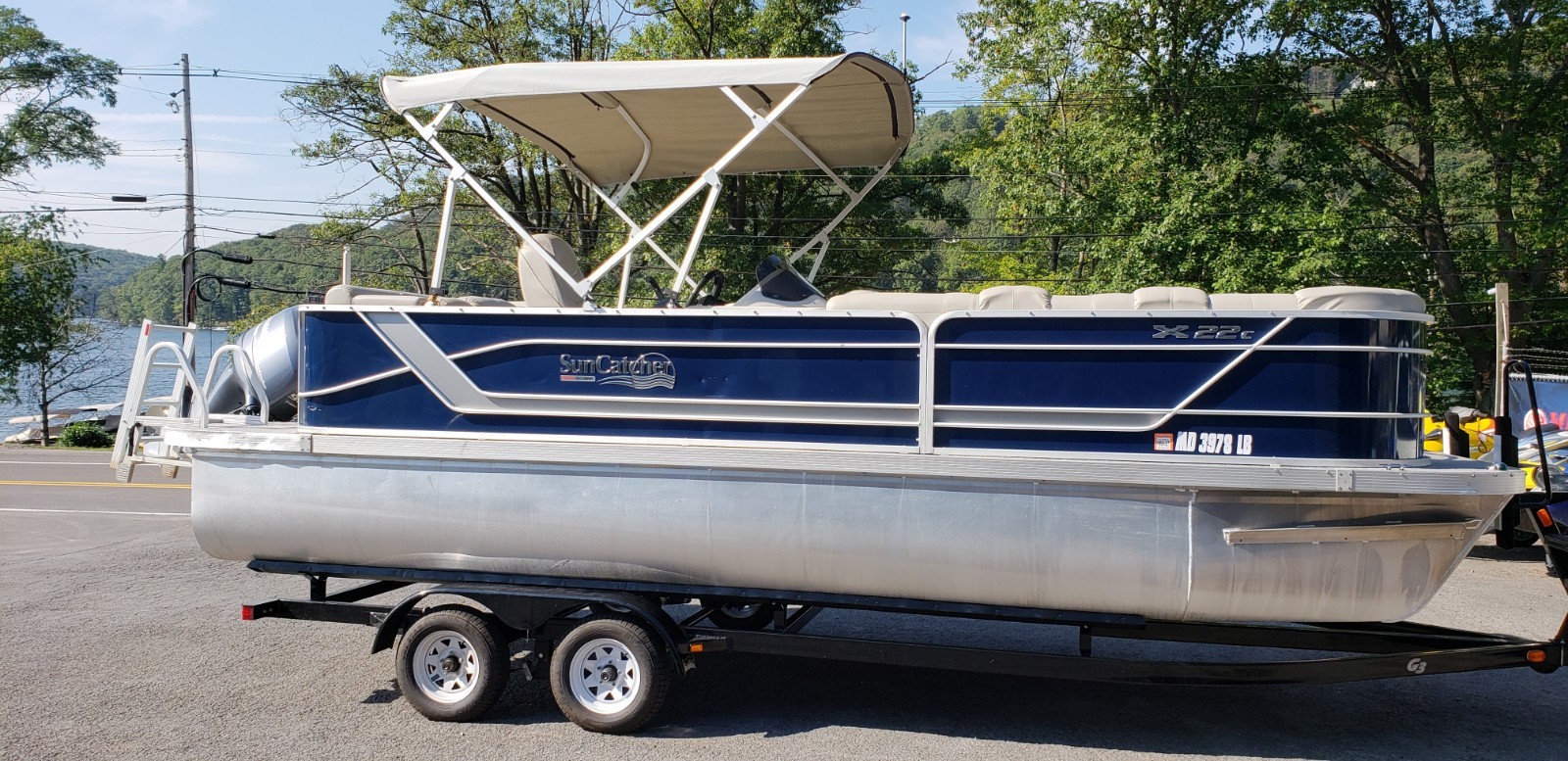 Used 2017 Yamaha G3 SunCatcher Pontoon X22C