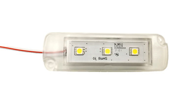 White 12v Multi Purpose 3 LED Courtesy Interior Exterior Aux Step Light Trailer