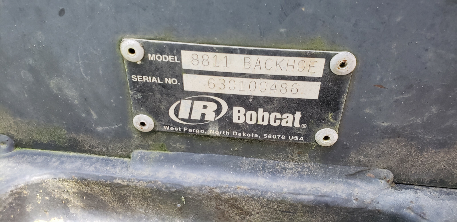 Bobcat 8811 Backhoe Attachment For Skid Steer Loader, with 2 buckets!