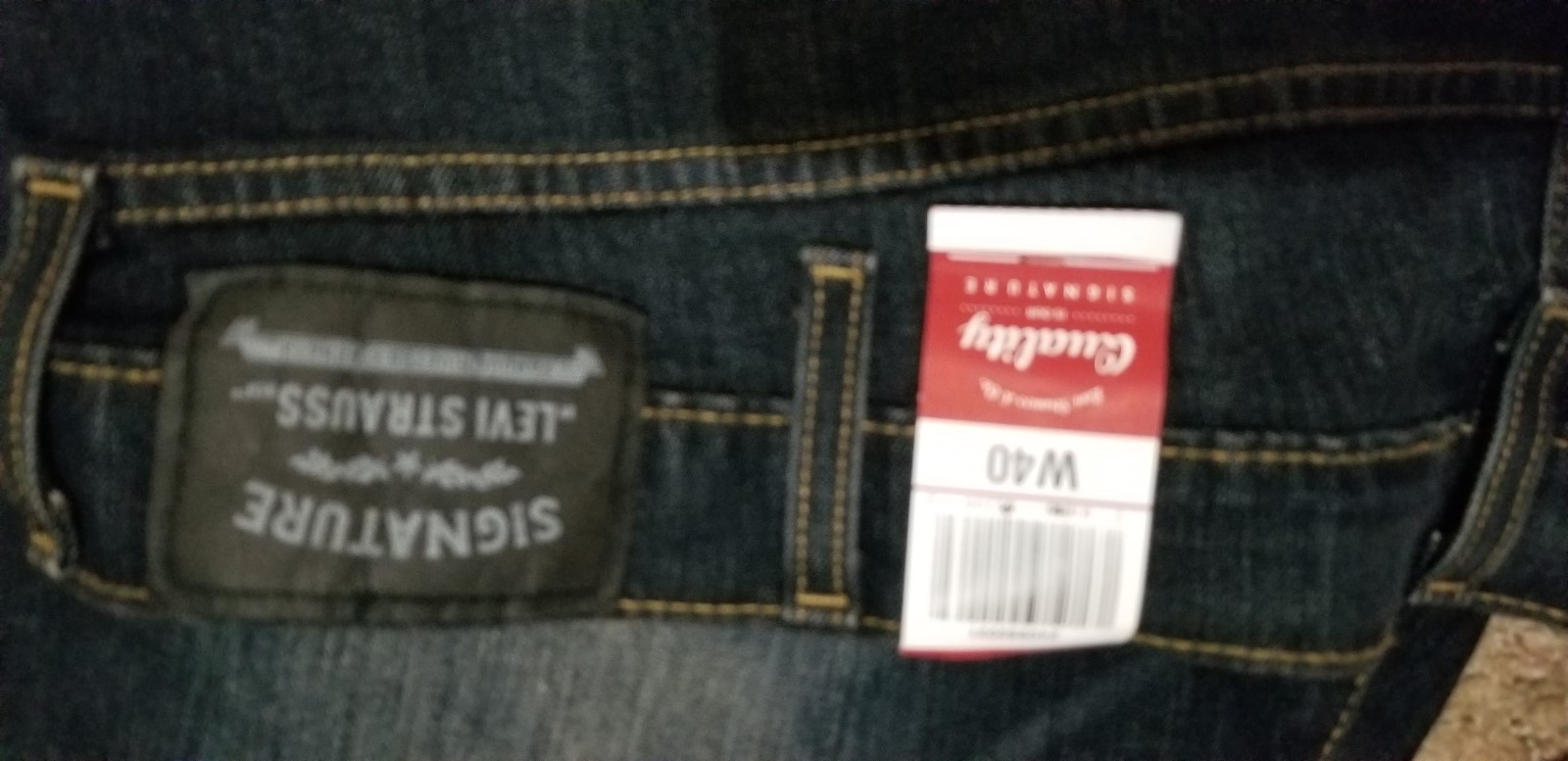 LEVI STRAUSS SIGNATURE W40 ATHLETIC FIT SHORTS MODERN FIT FLEX FABRIC FOR MENS