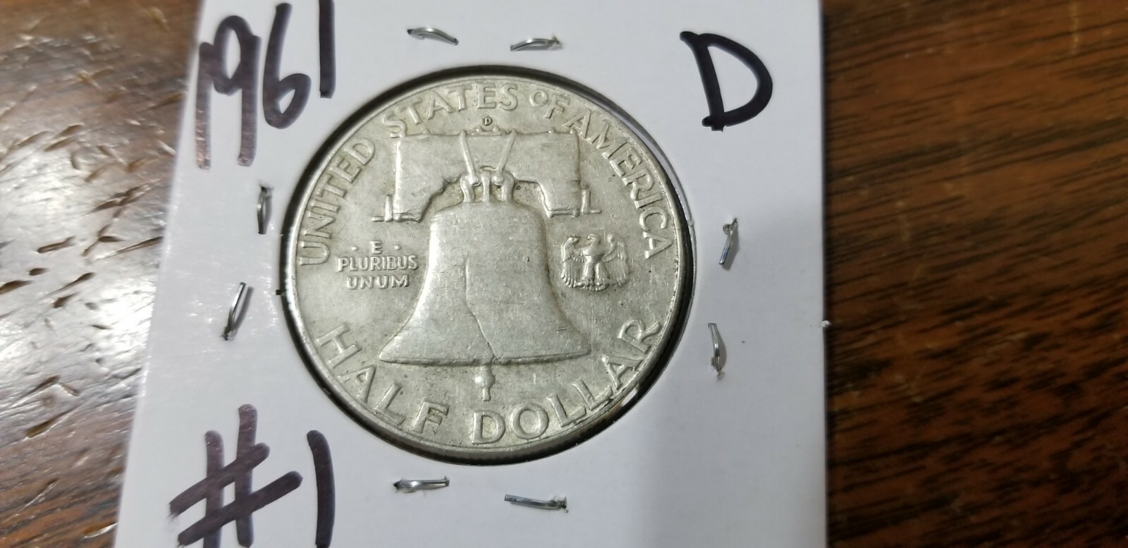 1961 D FRANKLIN HALF DOLLARS #1
