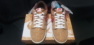 Size 9 - Nike Dunk Low SP x CLOT Cork  ( FN0317 121 )