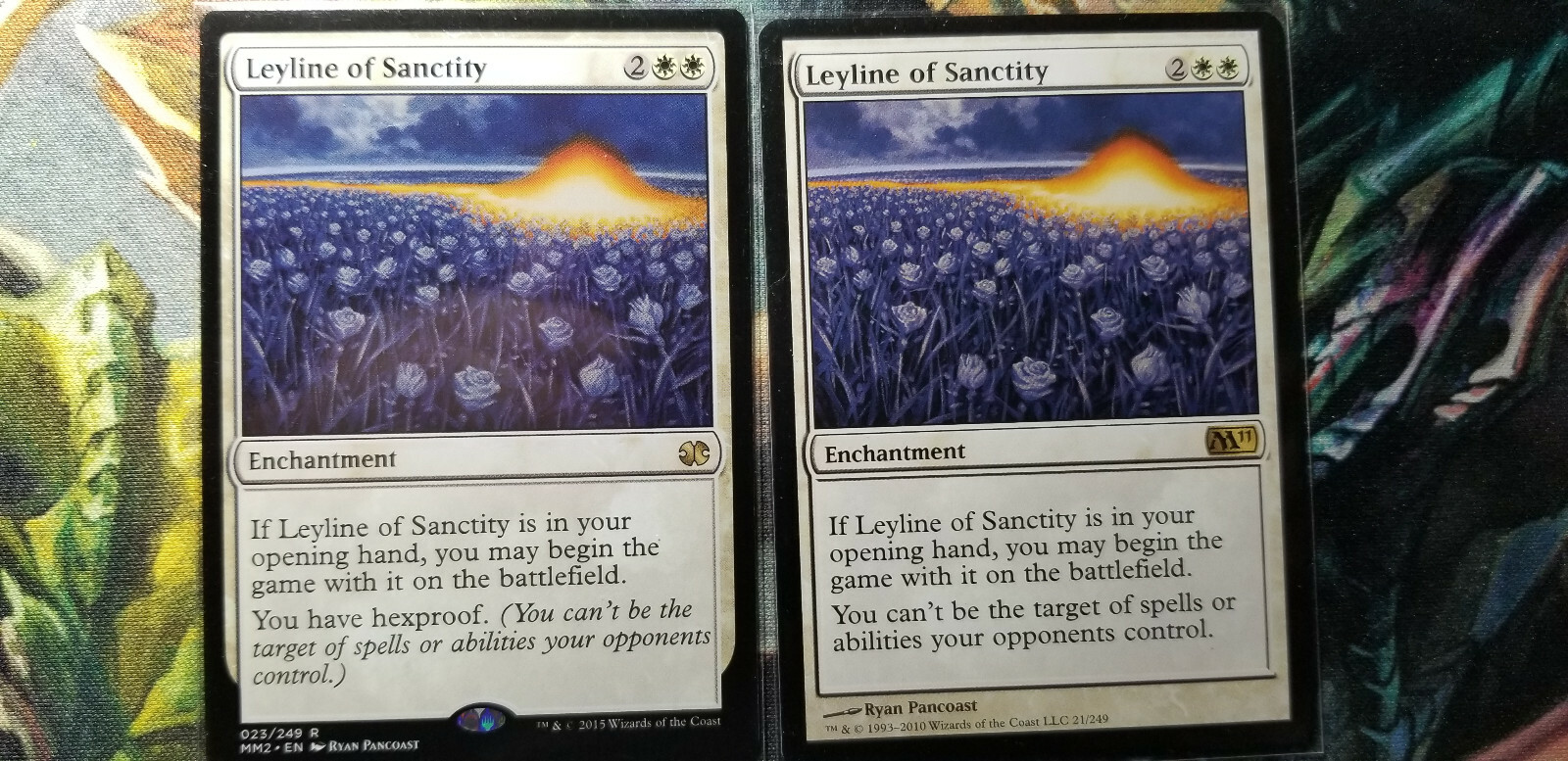 4x Leyline of Sanctity Modern Masters 2015 Playset NM/M English Magic Modern