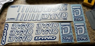 1987 Dyno D-tour Decal Stickers Old school BMX déviation
