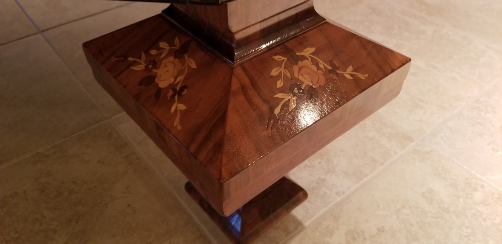 Antique Brilliant Novelty Heavy Inlay Restored 9' Pool Table Gorgeous