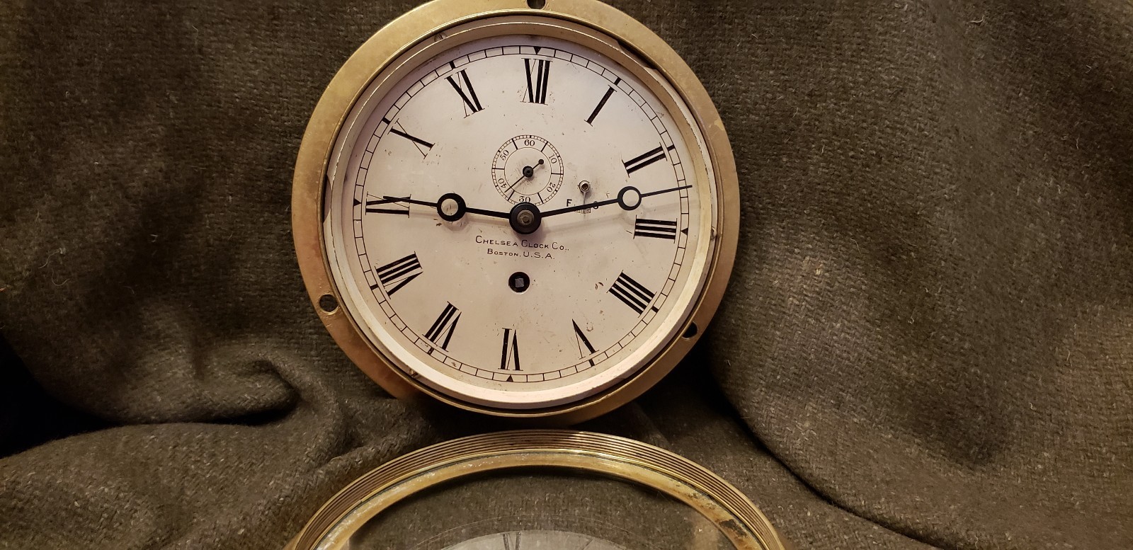 Early Chelsea Clock Bath Iron Works serial # 4113 circa 1900 6