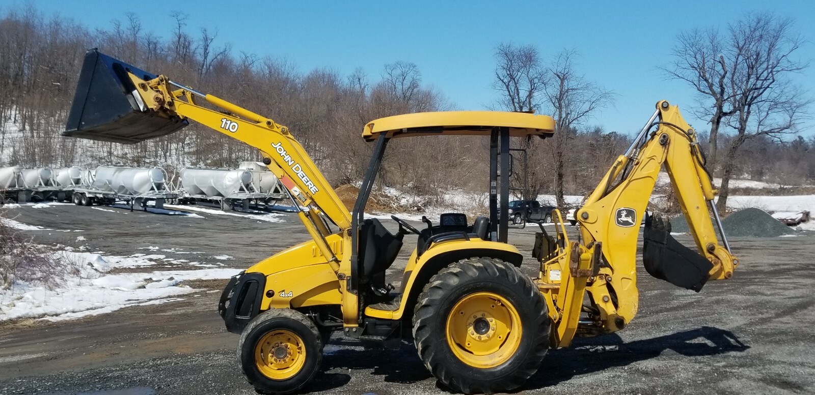 2003 John Deere 110 Backhoe, 4x4, Diesel, Hyrdostatic, 1900 Hours