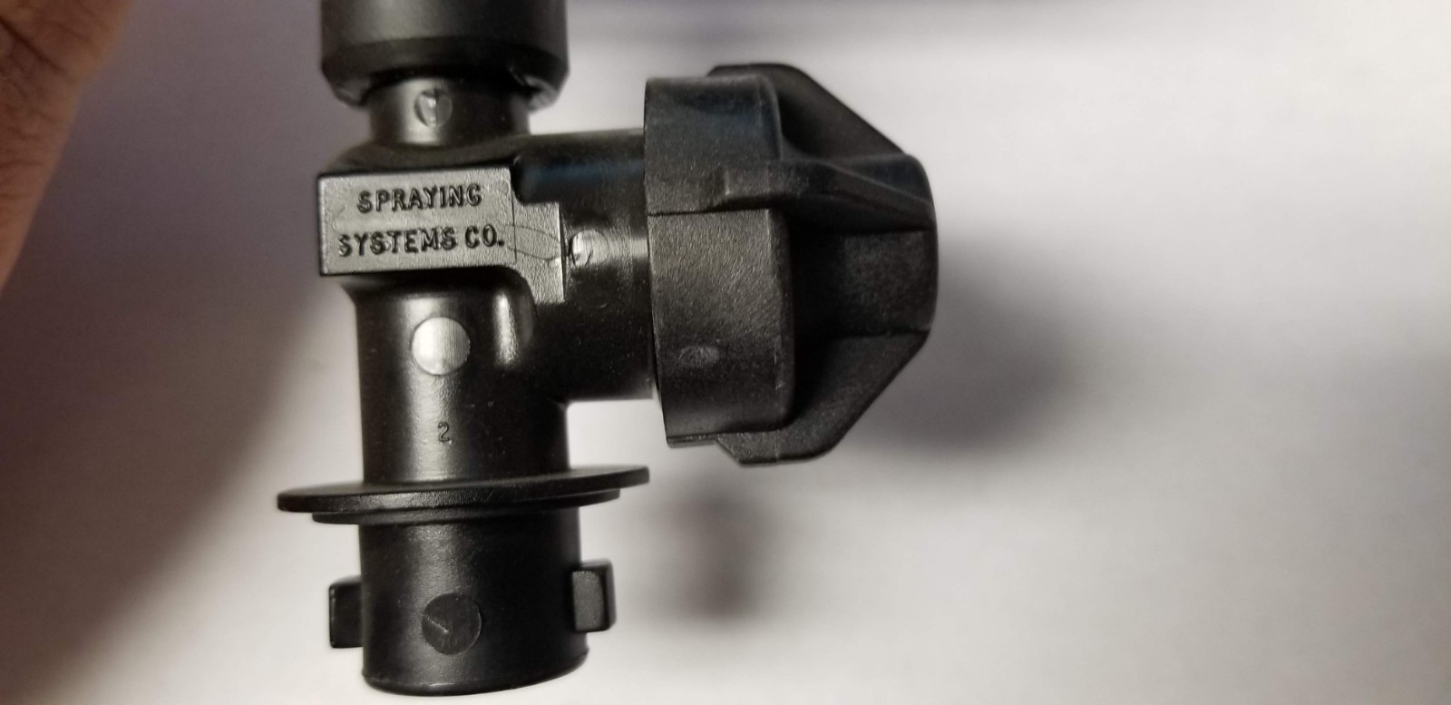 NEW 3/4” TeeJet Double Hose Shank Single Nozzle Body 19350-212-785-nyb 6652827