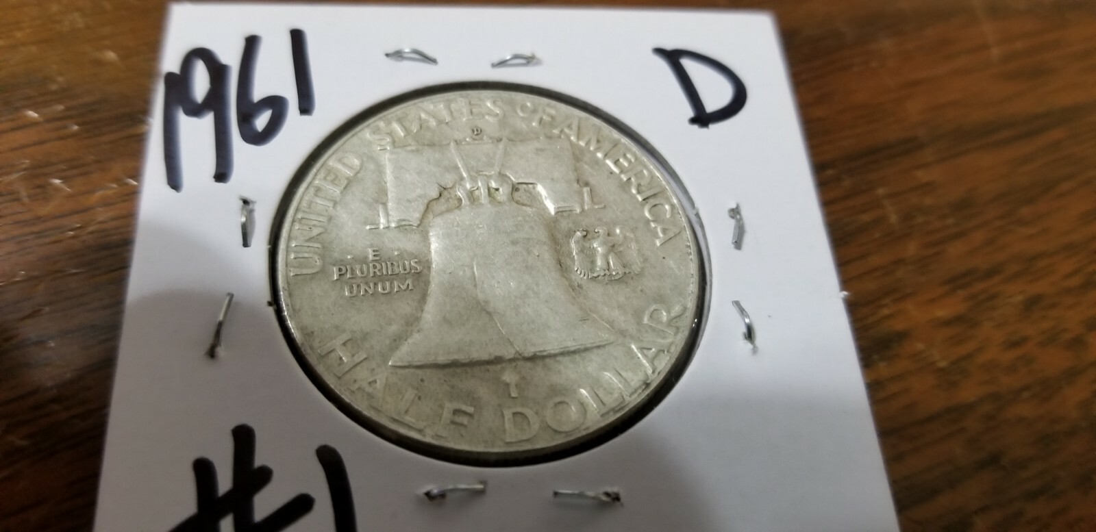 1961 D FRANKLIN HALF DOLLARS #1