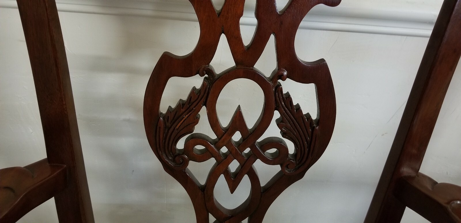 EIGHT BAKER DINING CHAIRS CHIPPENDALE  MAHOGANY EXCELLENT