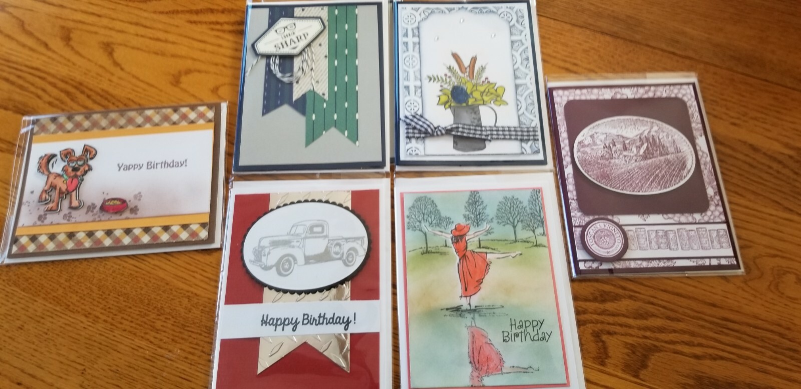 Handmade Occasions Birthday Greeting Cards lot of 15 free shipping