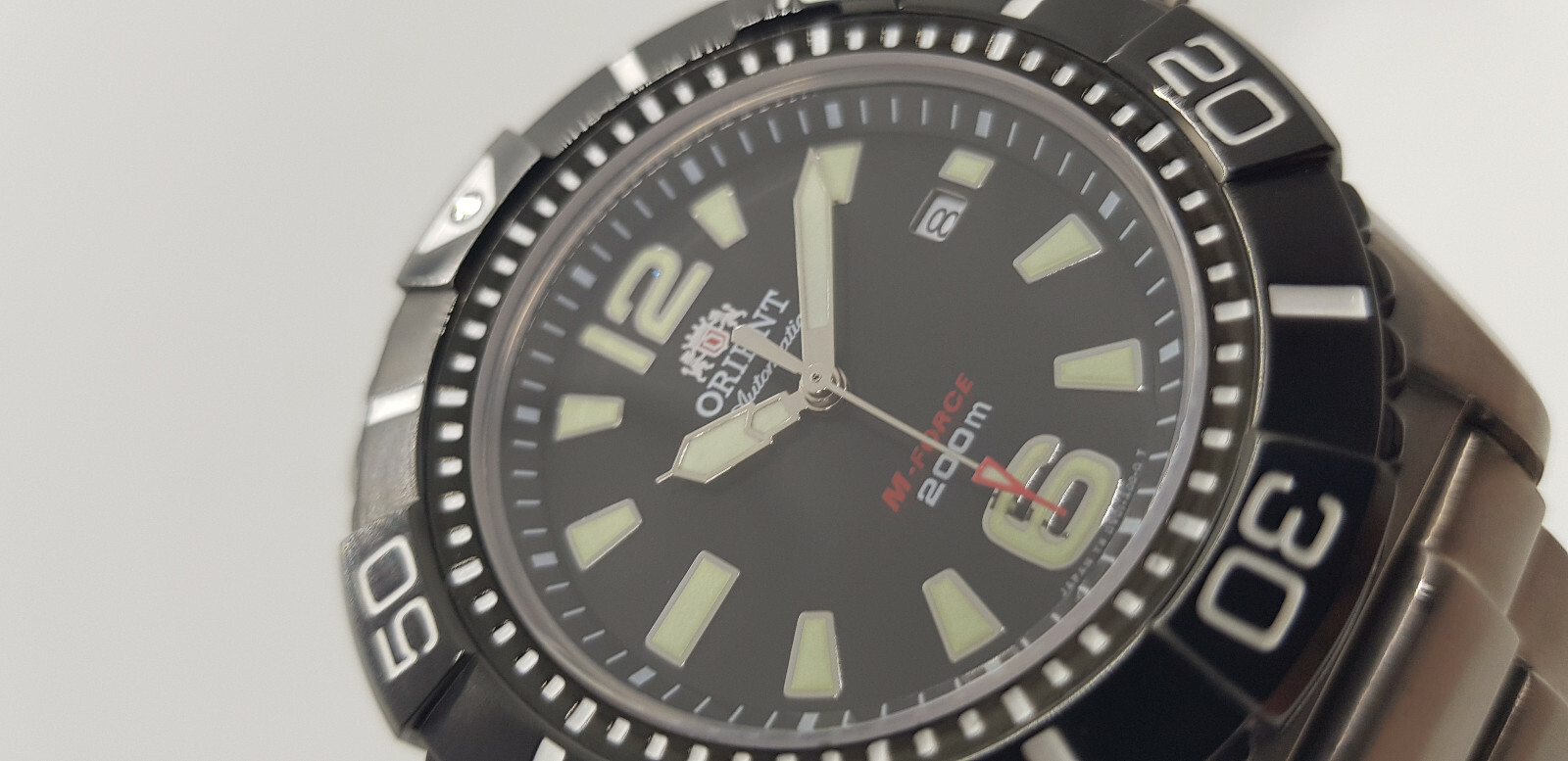 Pre-owned Orient Beast M-force Automatic Titanium Dive Watch Sapphire Crystal Dv01001b
