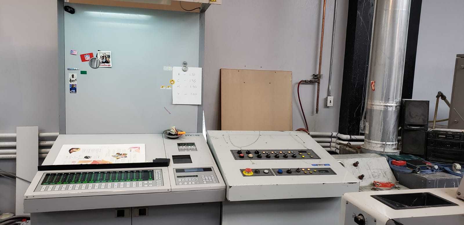 1999 RYOBI 525HX-D  WITH IN LINE COATER, IR DRYER