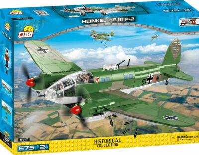 Cobi 5717 Flugzeug Heinkel HE 111 P-2 Bausatz 729 Teile sofort lieferbar!!!