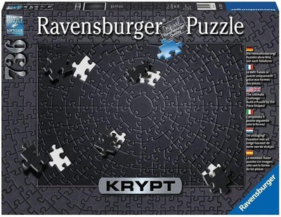 Ravensburger Krypt Black 15260 736 Piece Puzzle for Adults, Every Piece is...