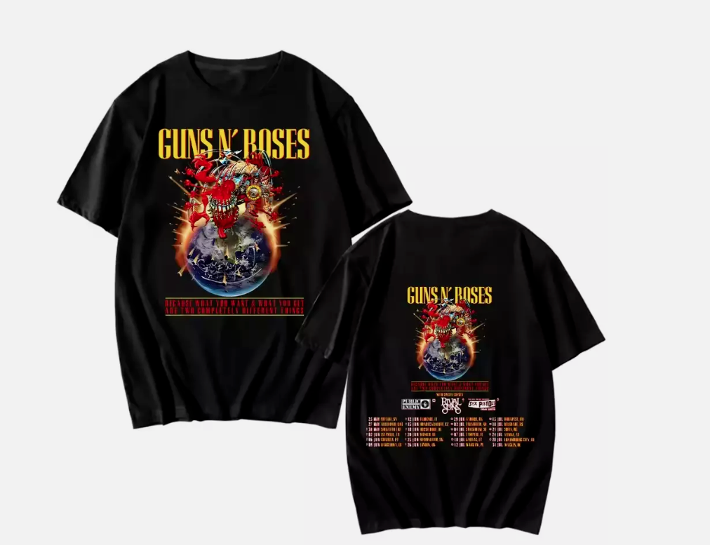 GUNS N' ROSES 2025 TOUR Tシャツ Mサイズ Bullet Logo Tour 2025 T-Shirt - Guns N' Roses
