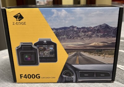 Z-EDGE F400G Car Dash Camera 2.4  Color Screen,  2560x1440, GPS, Audio Recording