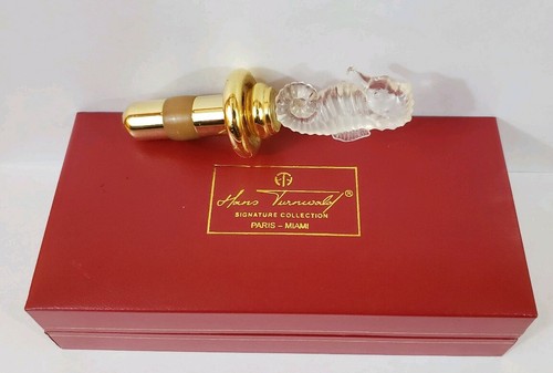 HANS TURNWALD Signature Collection Wine Bottle Stopper Cap Paris-Miami Seahorse