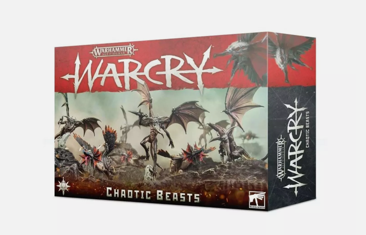 Хаотические звери Warhammer AoS Chaos Новинка в коробке БЕЗ КАРТ Фурии и Рапторикс