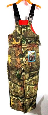 Mossy Oak Breakup Infinity Insulated Bibs Overalls Youth Small New With Tags