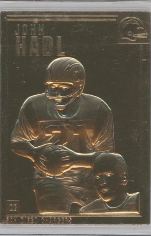 Danbury Mint 1999-2001 22K oro leyendas John Hadl #36