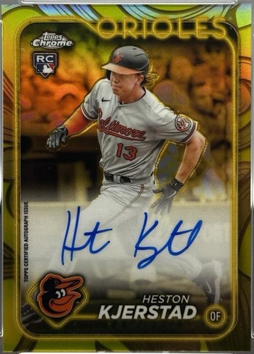 2024 Topps Gilded Collection - Heston Kjerstad #CGA-HK